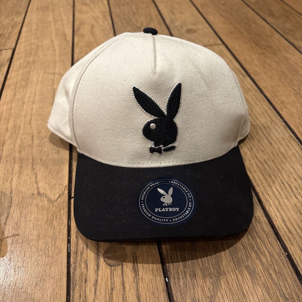 PLAYBOY Tuxedo A-Frame  SNAPBACK UNISEX ADULT HAT BLACK WHITE LIDS